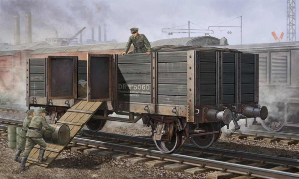 German Railway Gondola 1:35 Plastic Model Kit TRUMPETER