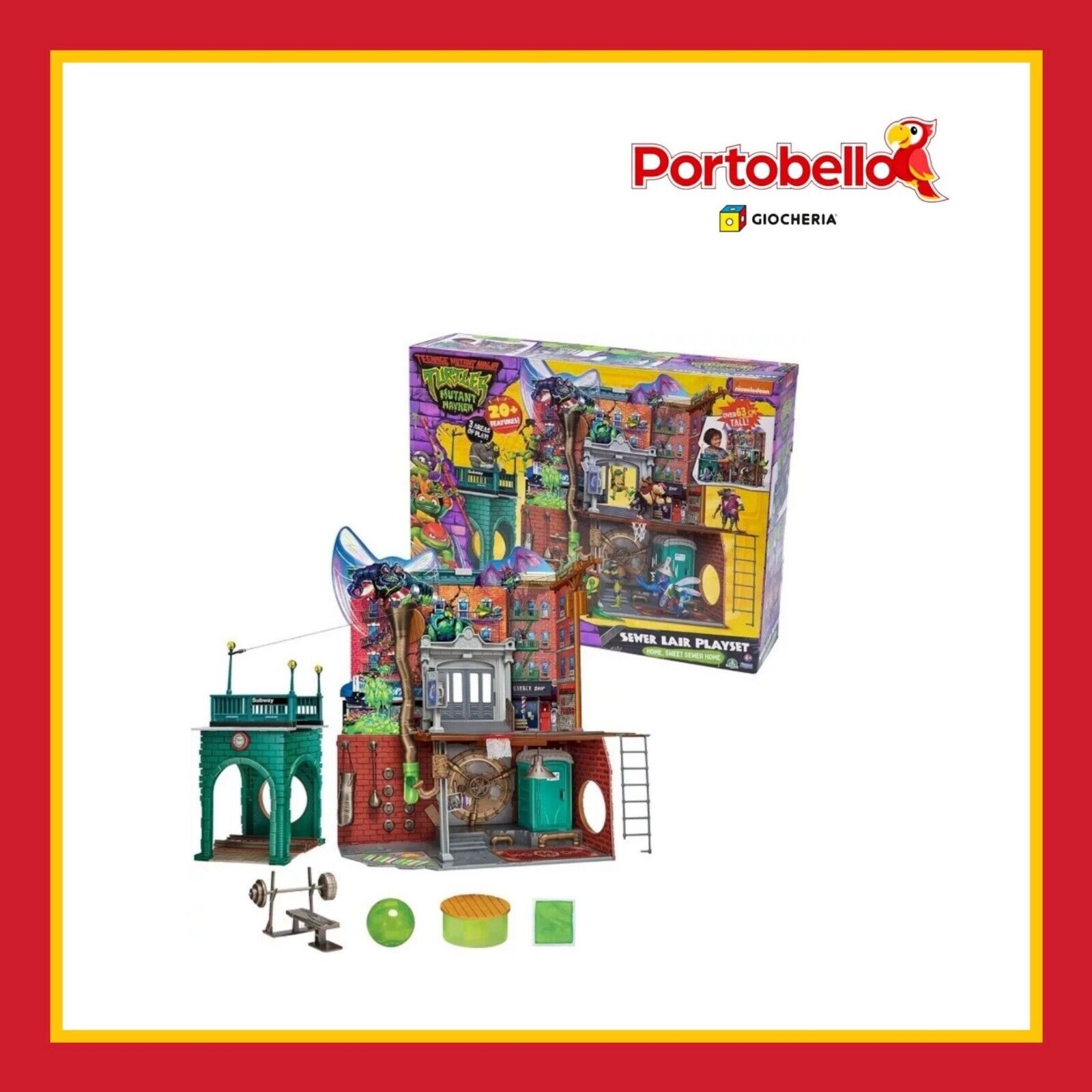Turtles Playset Quartier Generale -Giochi Preziosi - 8056379151012