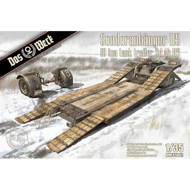 Modello Rimorchio Sonderanhänger 115 10 Ton Tank Trailer Sd.Ah.115 |Das Werk|350