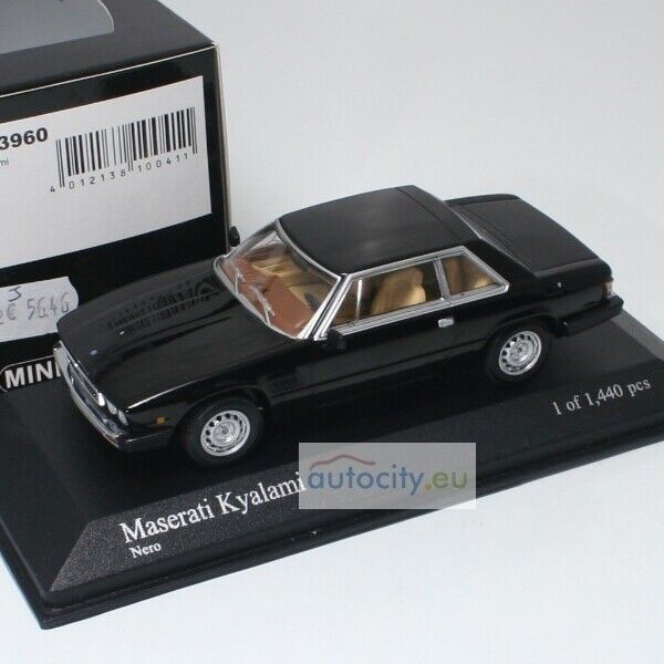 MINICHAMPS MASERATI KYALAMI NERO 400123960