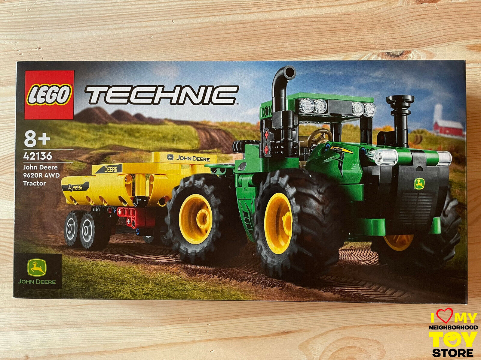 IN STOCK - LEGO 42136 TECHNIC JOHN DEERE 9620R 4WD TRACTOR (2022) - MISB