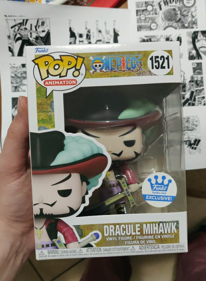 Funko Pop! One Piece Dracule Mihawk Occhi Di Falco EXCLUSIVE 1521 NEW