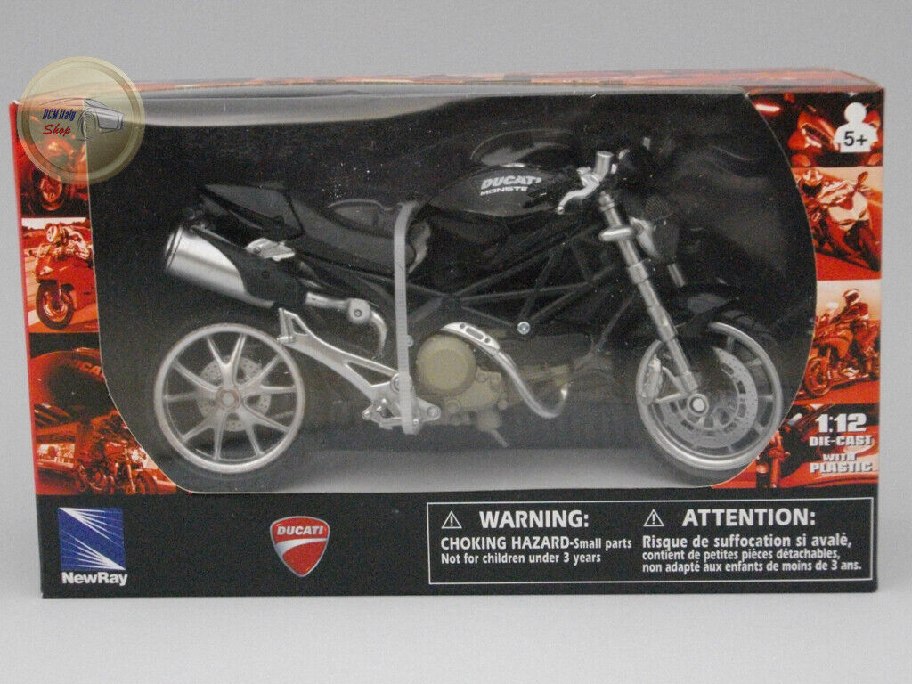 Ducati New Monster 1100 - New Ray Moto 1:12 - NR44023BK