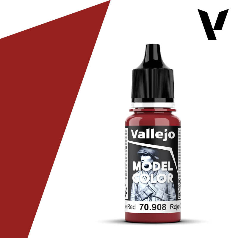 Vallejo Model Color 70908 - Carmine Red - 18 ml