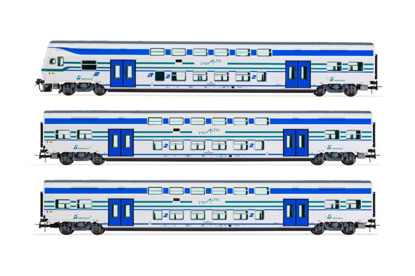 Lima FS TRENITALIA 1 LOCOMOTIVA + 2 CARROZZE INTERMEDIE 1:87
