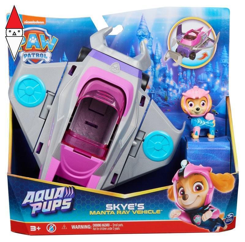 ACTION FIGURE SPIN-MASTER PAW PATROL VEICOLO TEMATIZZATO AQUA PUPS SKYE
