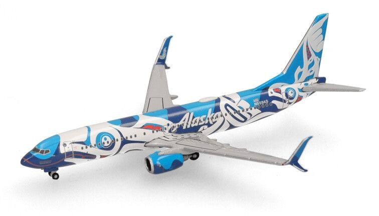 HERPA, BOEING 737-800 Alaska Airlines Xaat Kwaani, 1/500,  HER537643
