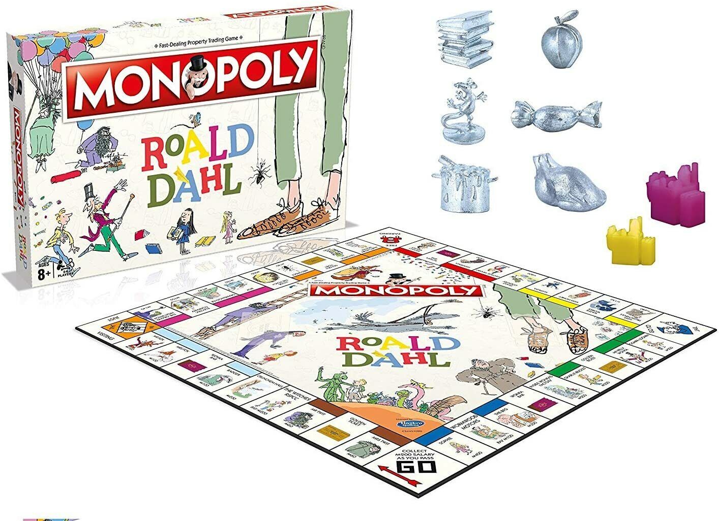 Roald Dahl COLLECTOR'S EDITION Monopoly Nuovo 6 X Metallo Tokens Hasbro
