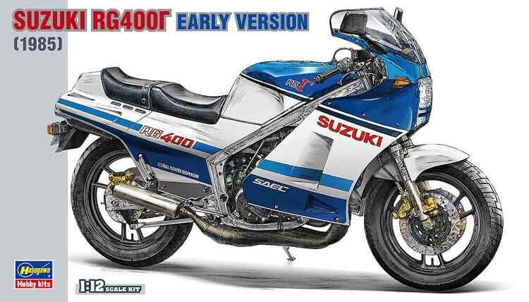 Hasegawa 21509 Suzuki RG400r Early Version (1985) Kit Montaggio 1/12