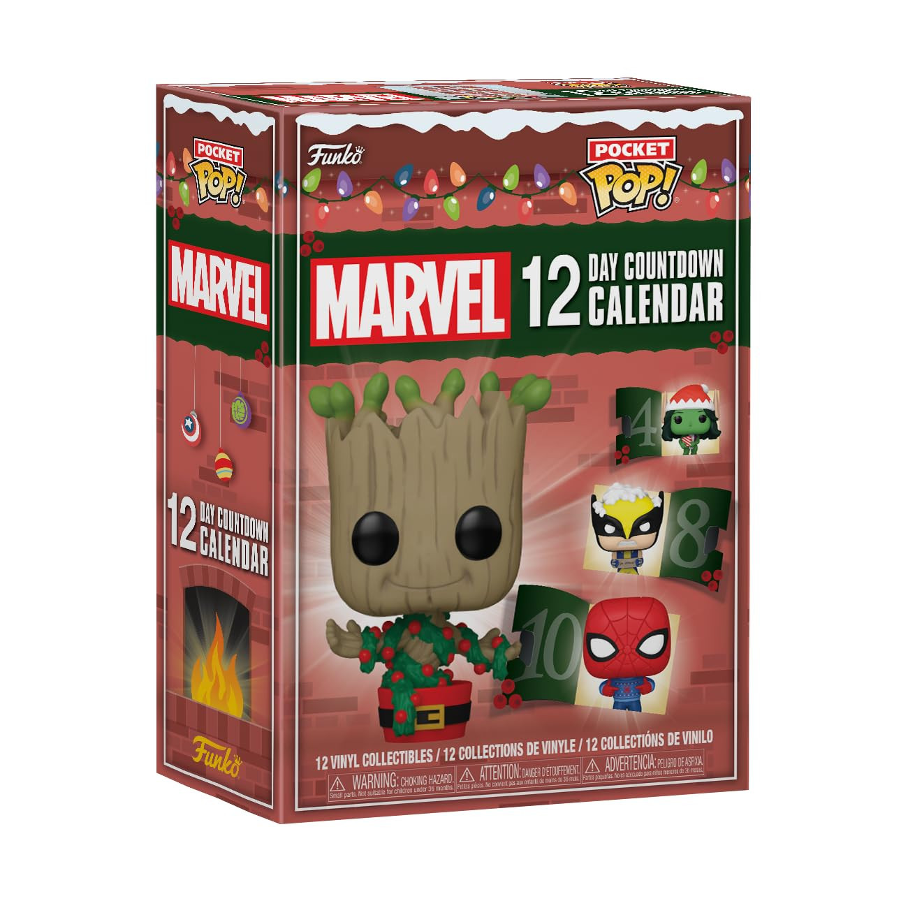 Funko Countdown​ Calendar: Marvel 12-Day - Marvel Comics - Advent Calendar - 12