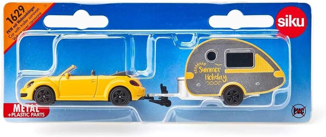 SIKU - 1629 PKW MIT WOHNANHANGER - AUTO CON ROULOTTE - Scala 1/55 #1