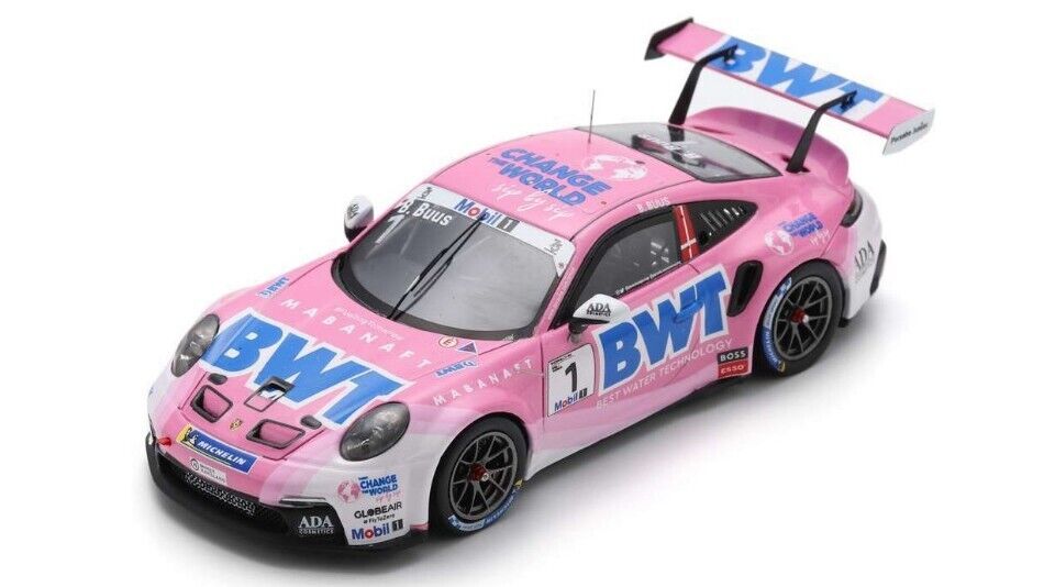 SPARK MODEL S5800 PORSCHE 911 GT3 CUP N.1 SUPERCUP CHAMPION 2023 BASTIAN BUUS 1:
