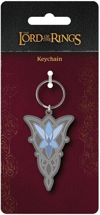 PORTACHIAVI KEYCHAIN LORD OF THE RINGS ARWEN PENDANT PYRAMID IDEA REGALO