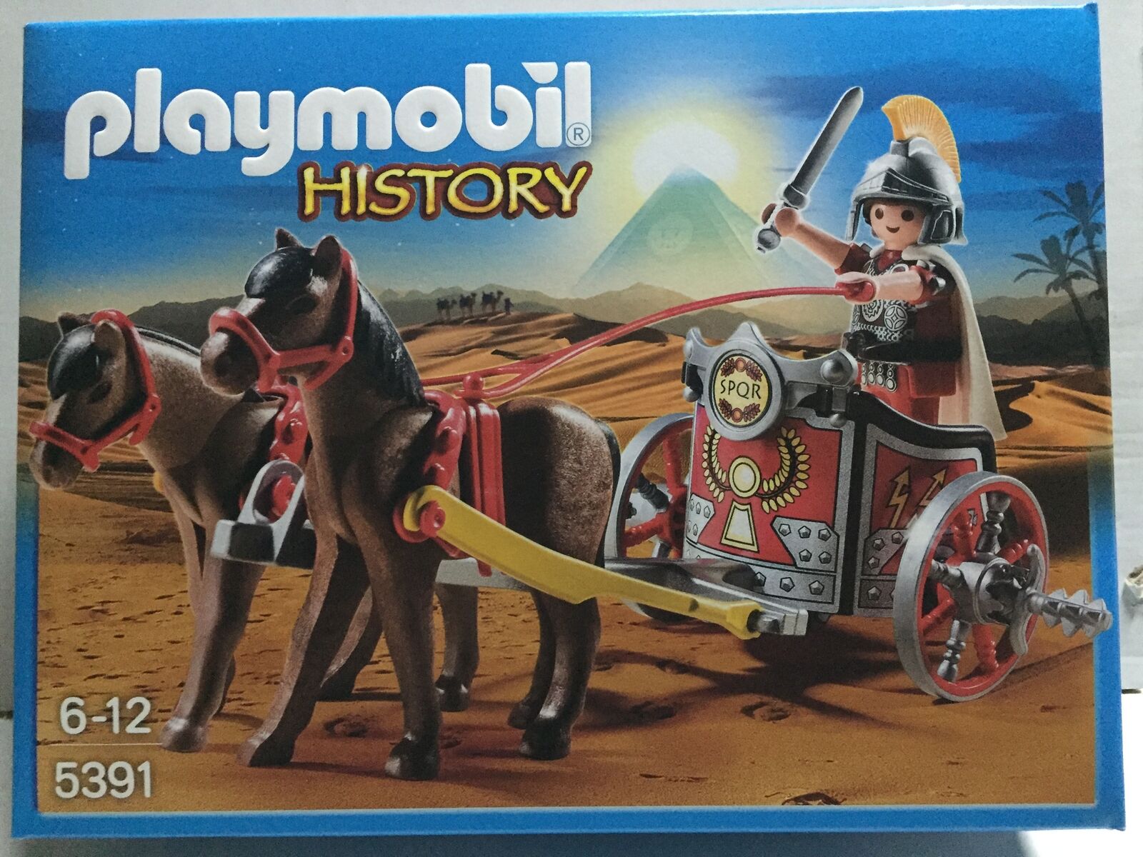 Playmobil Romani 5391 Legionario TRIBUNO con BIGA MIB, 2015