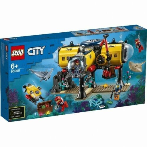 LEGO CITY BASE ESPLORAZIONI E RICERCA MARINA PEZZI 497 ETA' 6+ 60265