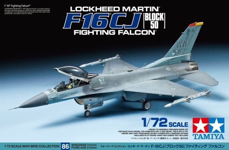 Tamiya - F16CJ Falcon Block 50 1/72