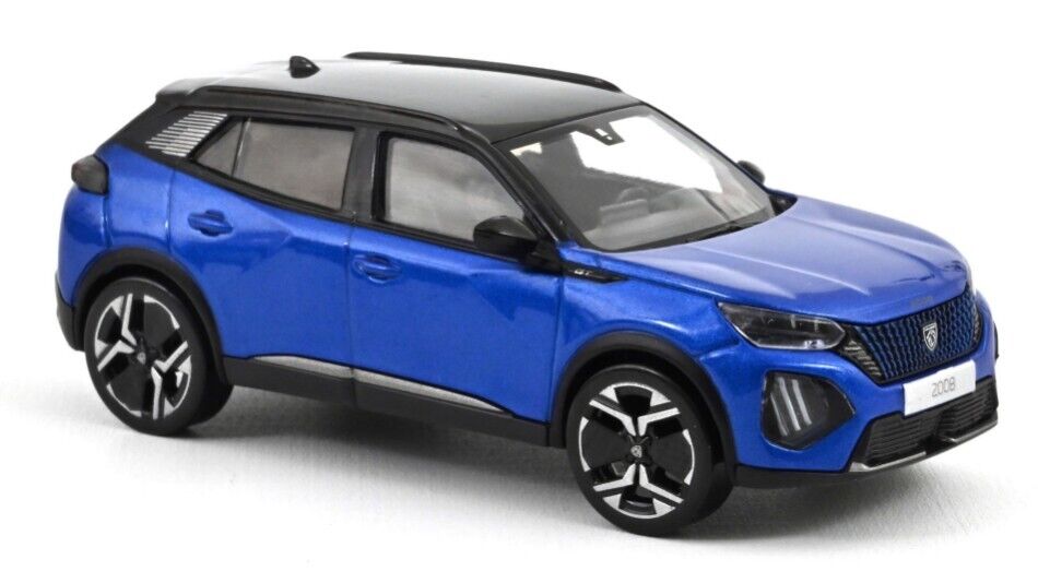 MODELLINO AUTO STATICO NOREV PEUGEOT 2008 GT 2024 BLU MODELLISMO SCALA 1:43