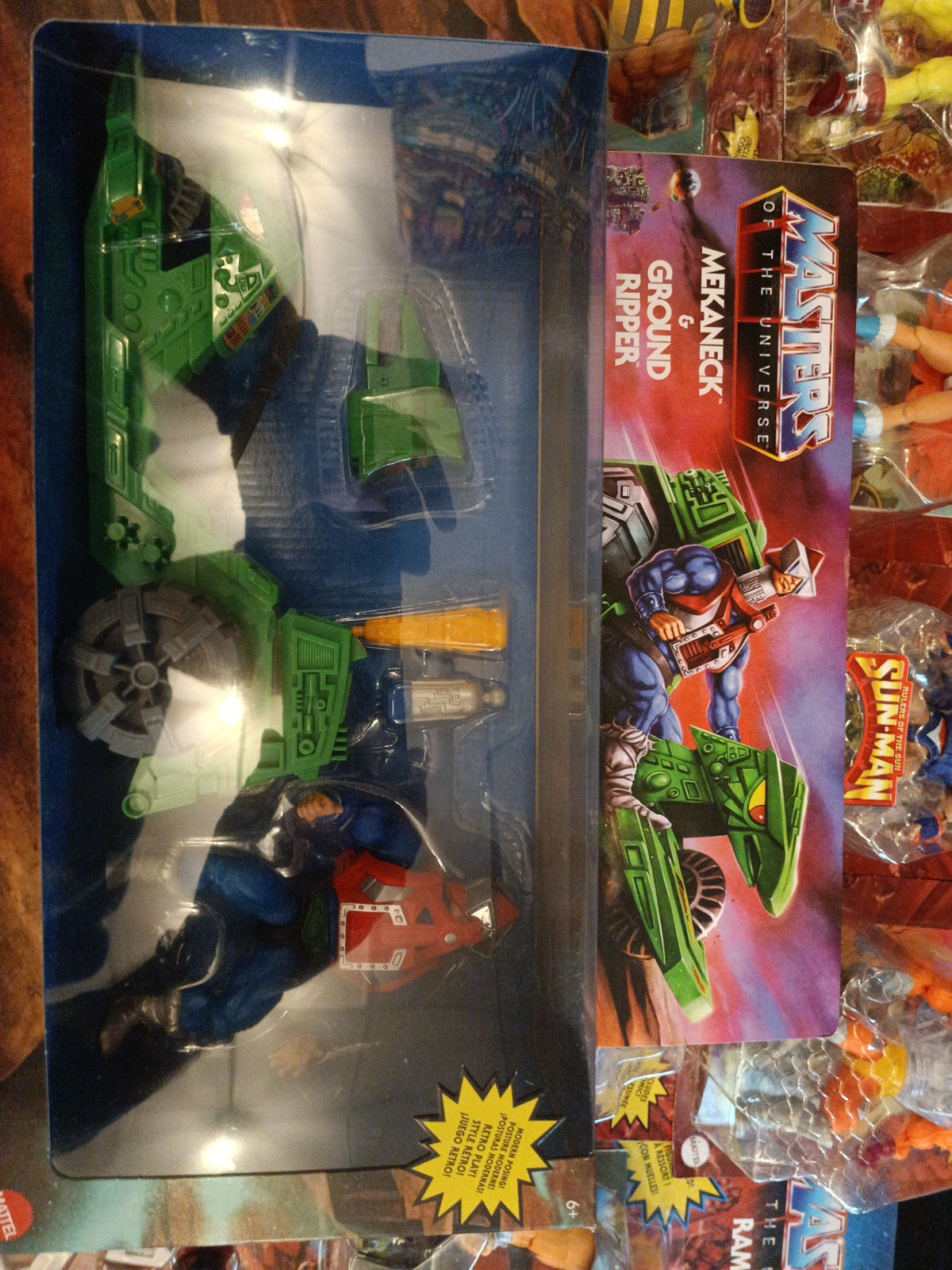 Masters of the Universe Origins - Ground Ripper e Mekaneck veicolo e (w8Y)