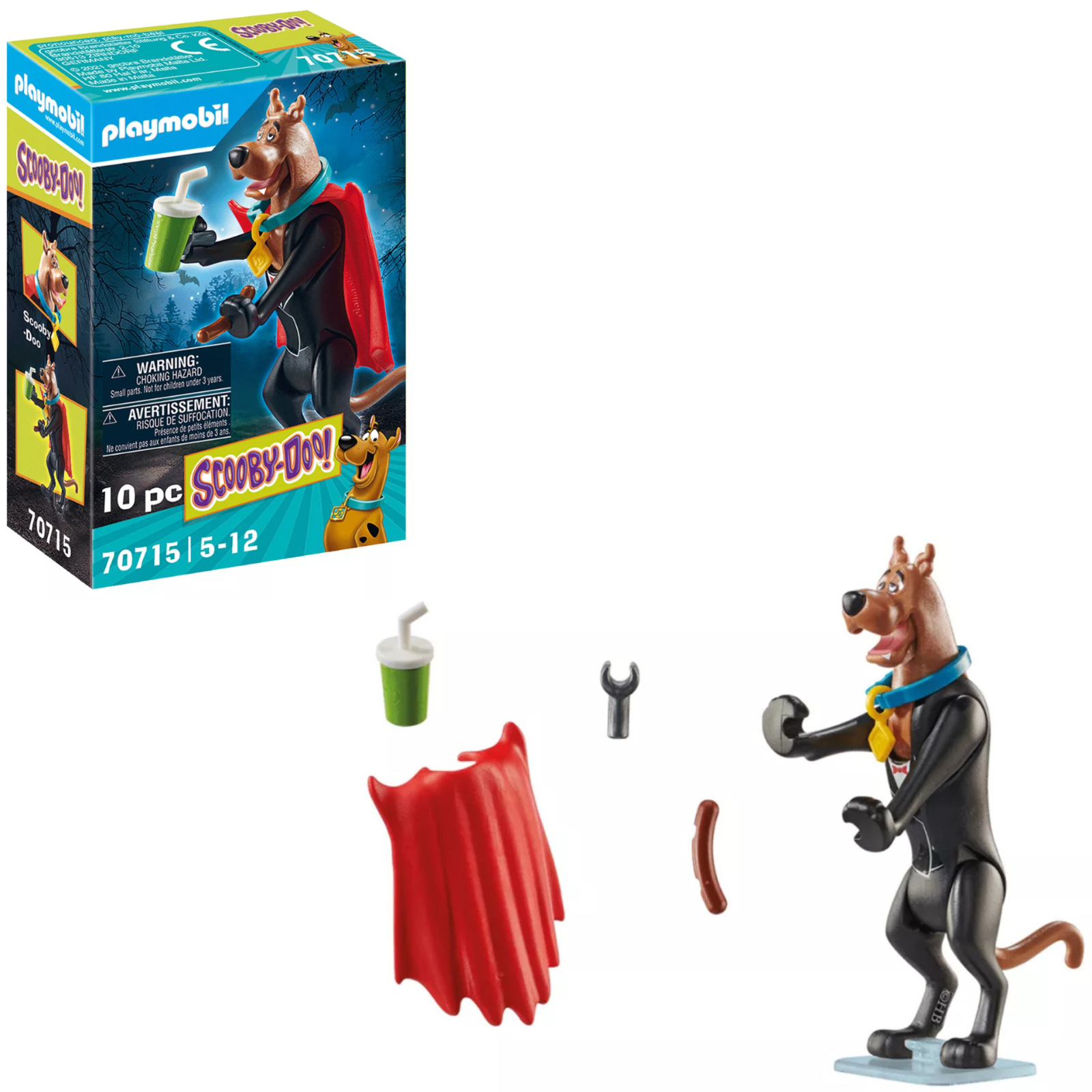 Playmobil Scooby-Doo 70715 Personaggio Vampiro Film TV Giocattoli Giochi Di