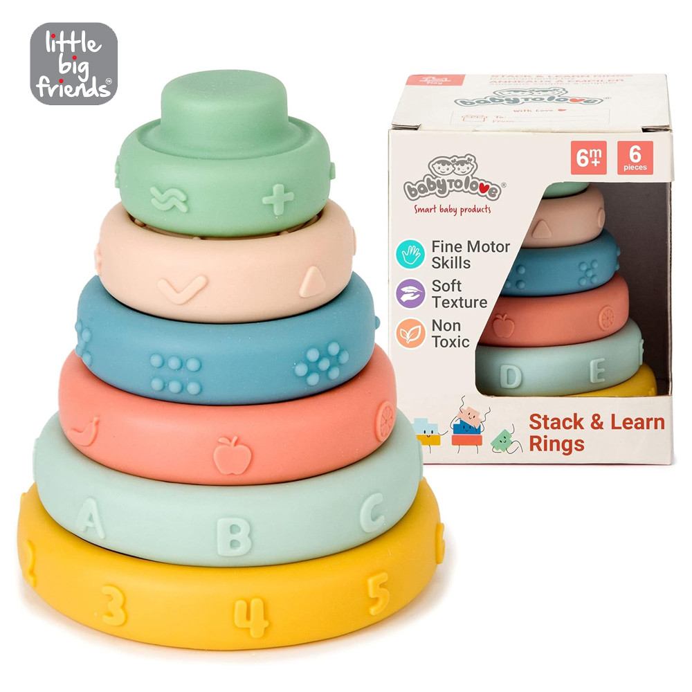 ANELLI IMPILABILI BABY TO LOVE STACK & LEARN RING PRIMA INFANZIA 304263