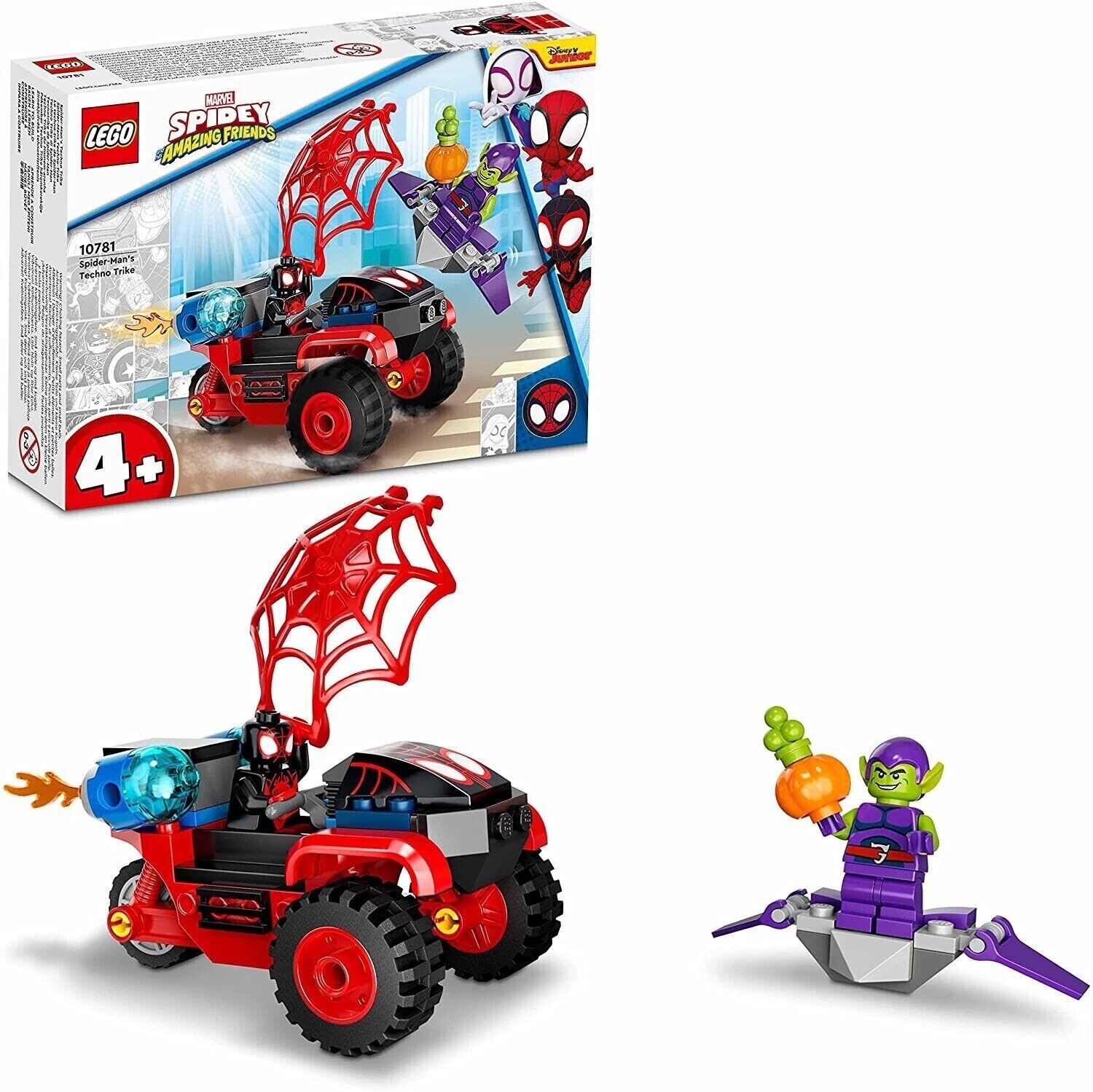 LEGO SPIDEY LA TECHNO TRIKE DI SPIDER-MAN MARVEL 10781