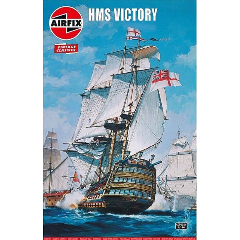 Modello Nave HMS VICTORY 1765 |AIRFIX|09252V| 1:180 Modello Carro Promozionale