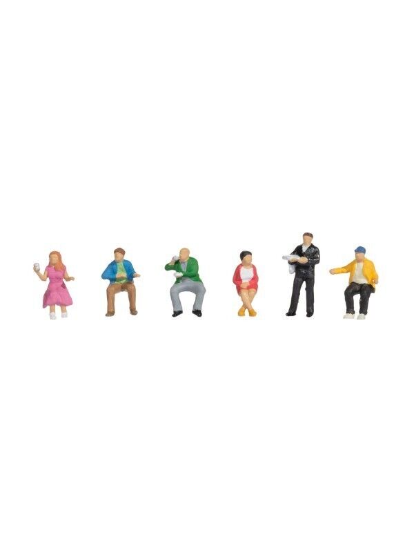 NOCH 15239 SET 6 personaggi x carrozze ristorante  H0 1:87