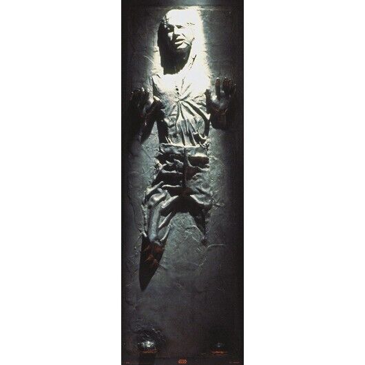 STAR WARS HAN SOLO CARBONITE Poster Porta Premium 53X158Cm Con Appendi Poster