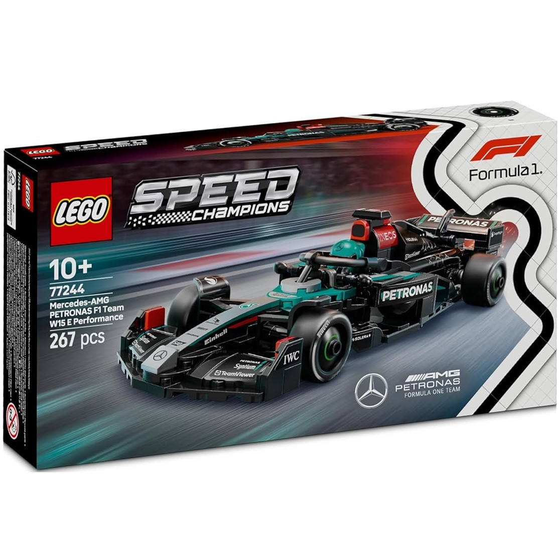 Lego Speed Champions Mercedes-Amg Petronas F1 W15 77244 Modellino Auto Formula 1