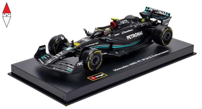 MODELLINO STATICO BBURAGO 1/43 RACE F1 MERCEDES-AMG F1 W14 E PERFORMANCE (2023)