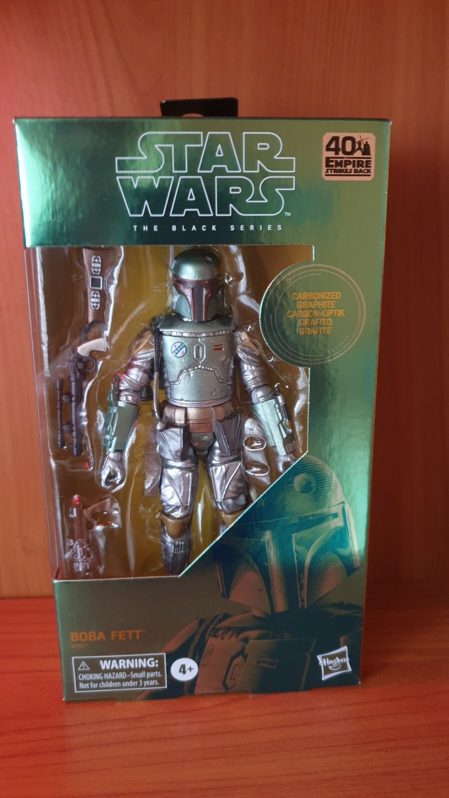 STAR WARS   *BOBA FETT* THE BLACK SERIES HASBRO 15 cm CARBONIZED
