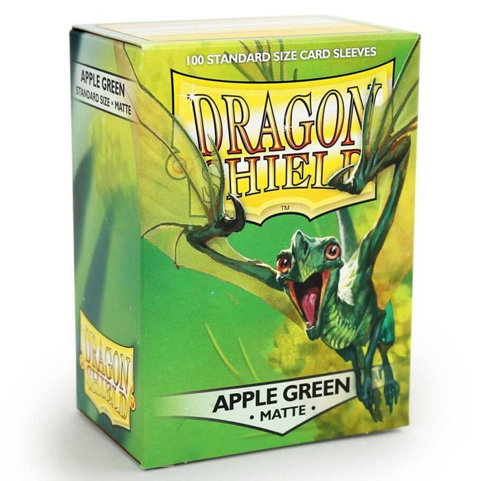 Bustine Standard Dragon Shield Matte 100 (VERDE MELA)