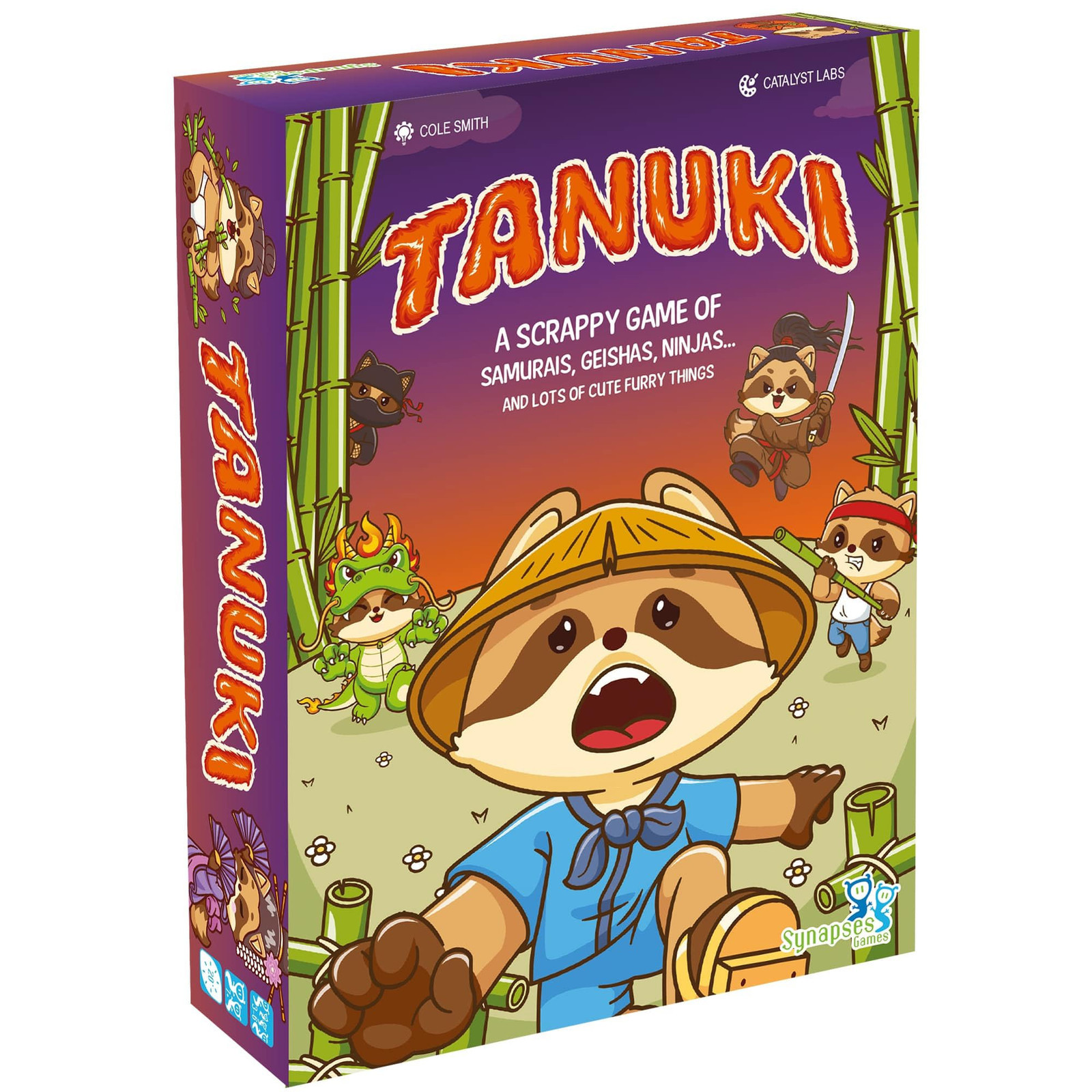 Synapses Games   Tanuki   Card Game   Ages +7   3-6 Players   20 Minutes Playing