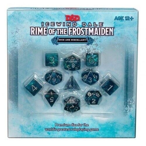 D&D - Icewind Dale Rime of the Frostmaiden Dice and Miscellany Set di Dadi