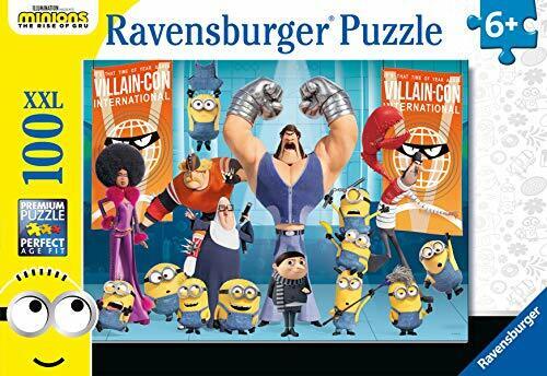 Ravensburger Puzzle Minions, Puzzle 100 Pezzi XXL, Età Consigliata 6+, Puzzle pe