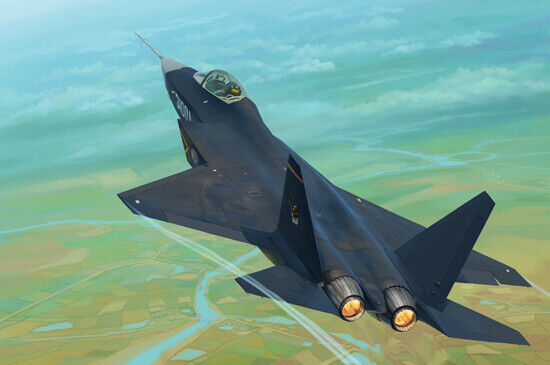 J-31 Gyrfalcon Fighter 1:72 Plastic Model Kit TRUMPETER
