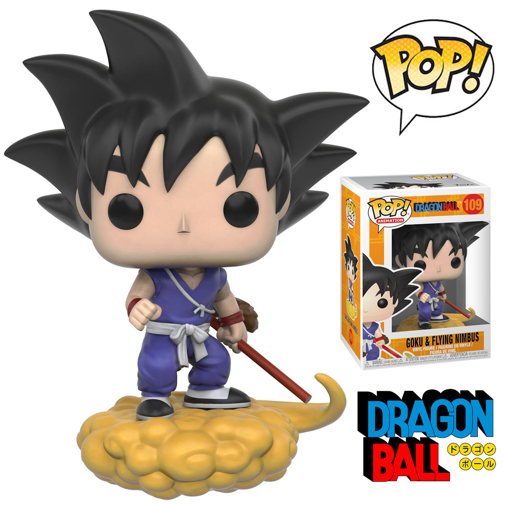 FUNKO POP 109 GOKU & FLYING NIMBUS NUVOLETTA VOLANTE ANIME MANGA ACTION FIGURE T