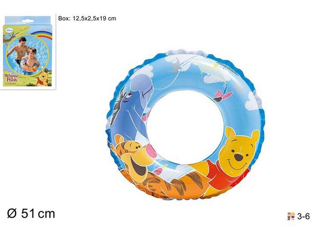 SALVAGENTE GONFIABILE MARE PISCINA WTP WINNIE THE POOH PER BAMBINI