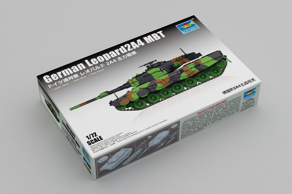 TROMPETER 07190 MODELLO TEDESCO LEOPARD2A4 MBT 1/72