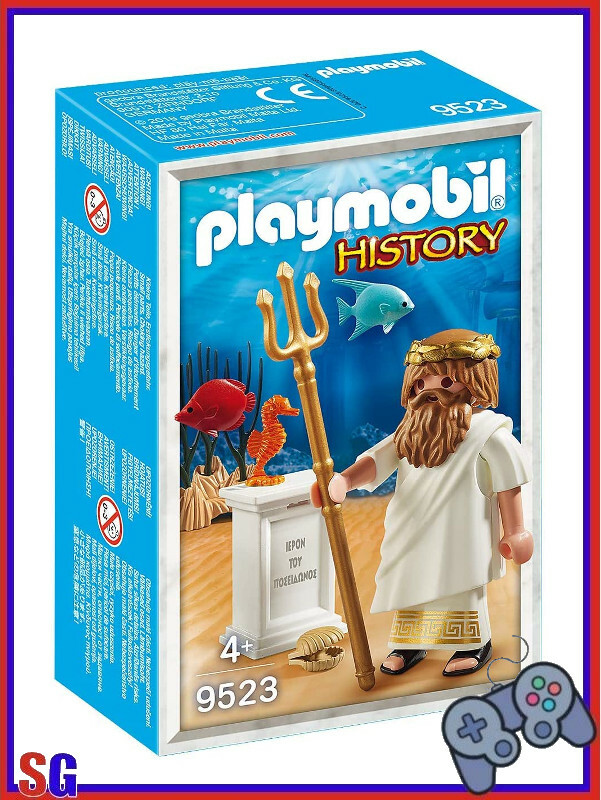 PLAYMOBIL HISTORY POSEIDONE 9523 PRODOTTO NUOVO SIGILLATO