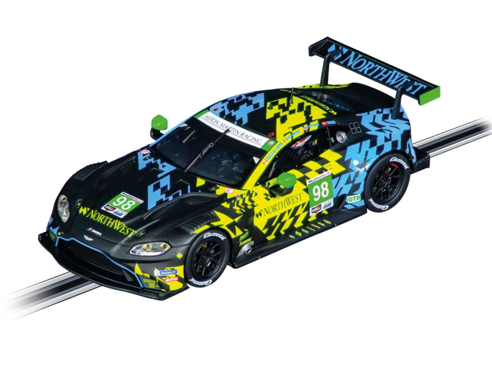 Aston-martin Vantage Gt3 (northwest, No.98) Rolex 24h Slot Car Model CARRERA