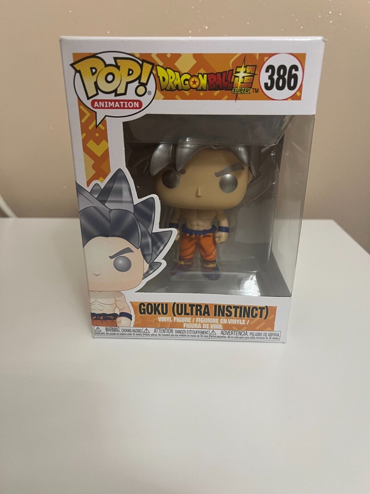 Dragon Ball Super Goku Ultra Instinct POP Animation #386 Vinyl Figure FUNKO