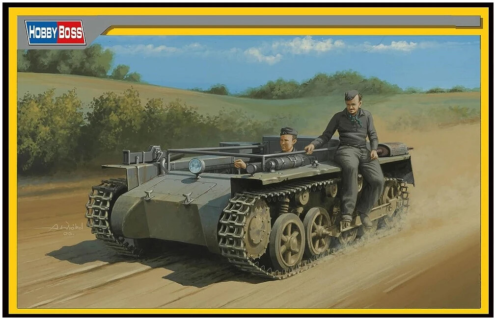 Hobby Boss 80144 German Pz-Kpfw.1 Ausf. A ohne Aufbau Kit Montaggio 1/35
