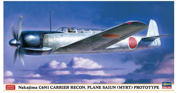 Nakajima C6N1 Carrier Recon 1/48 - HASEGAWA 07528