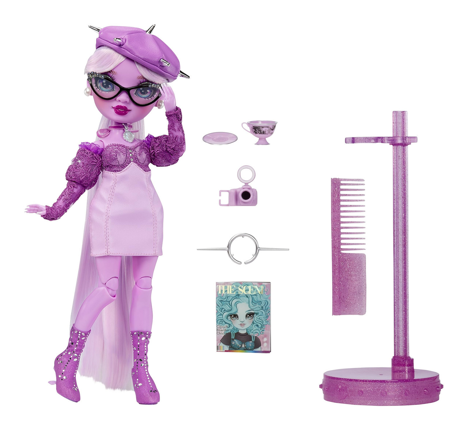 Rainbow High Shadow High F23 Fashion Doll-Purple