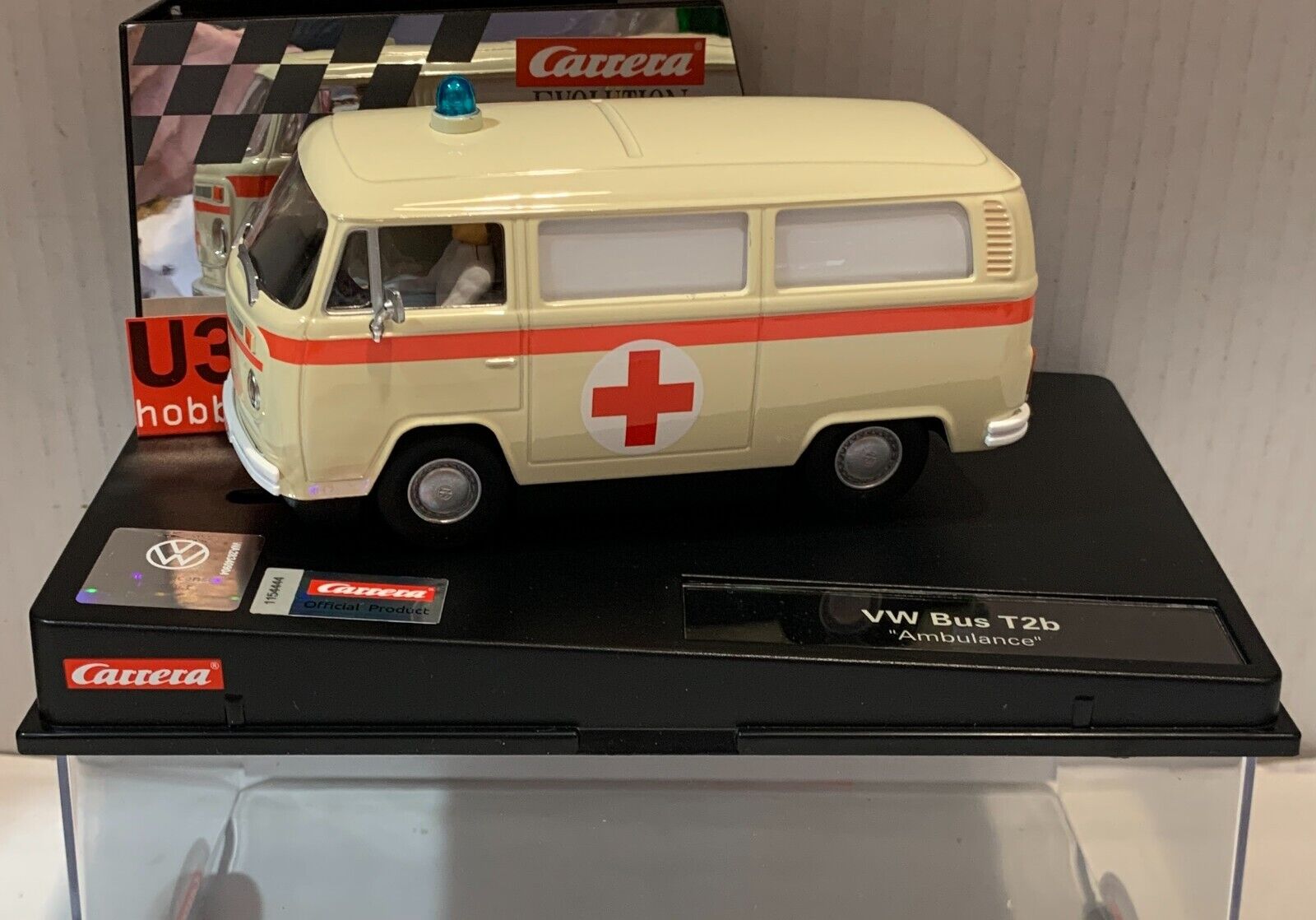 Slot Car Carrera Evolution 27794 Volkswagen Bus T2B Ambulanza