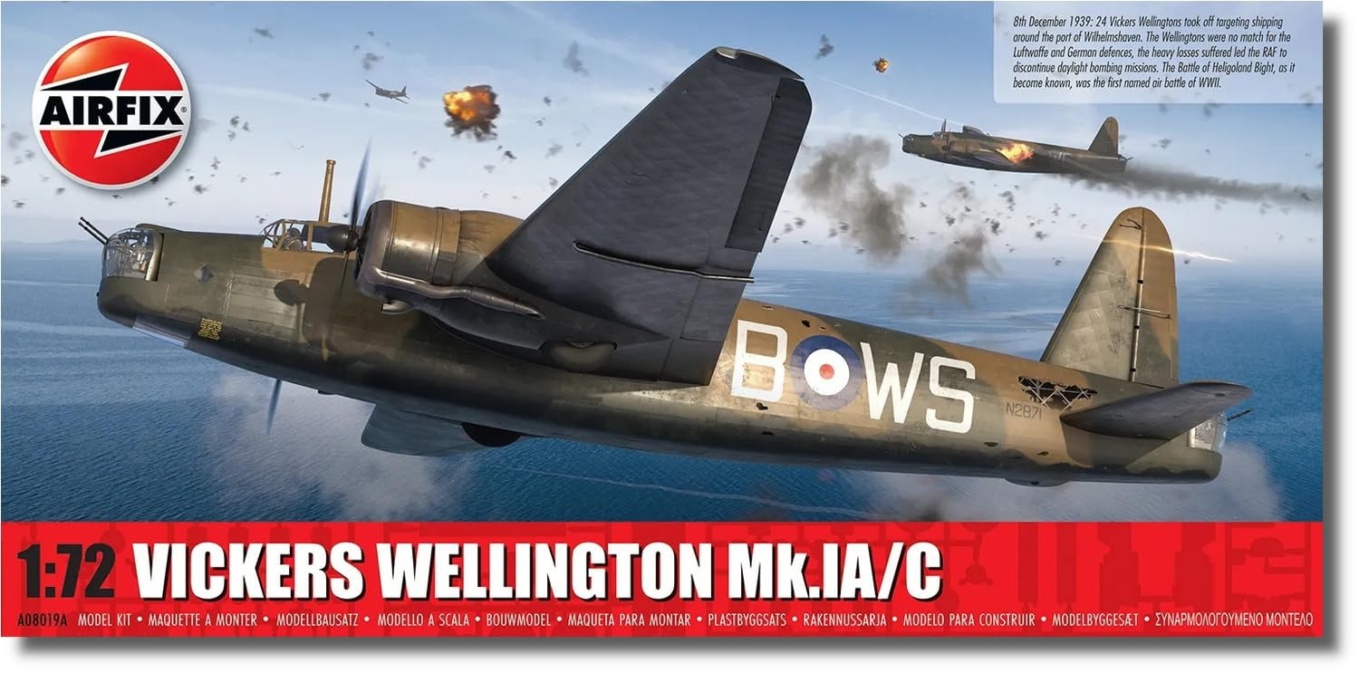Airfix A08019A Vickers Wellington Mk.IA/C Military Aircraft Royal Air Force Mode