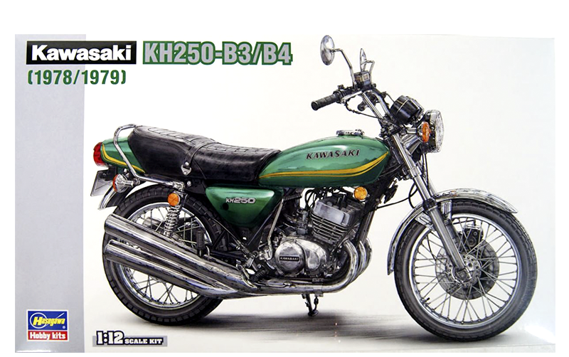 HASEGAWA BIKE MOTO ITEM 21508 BK8 KAWASAKI KH250 1978 / 1979 SCALE KIT 1/12