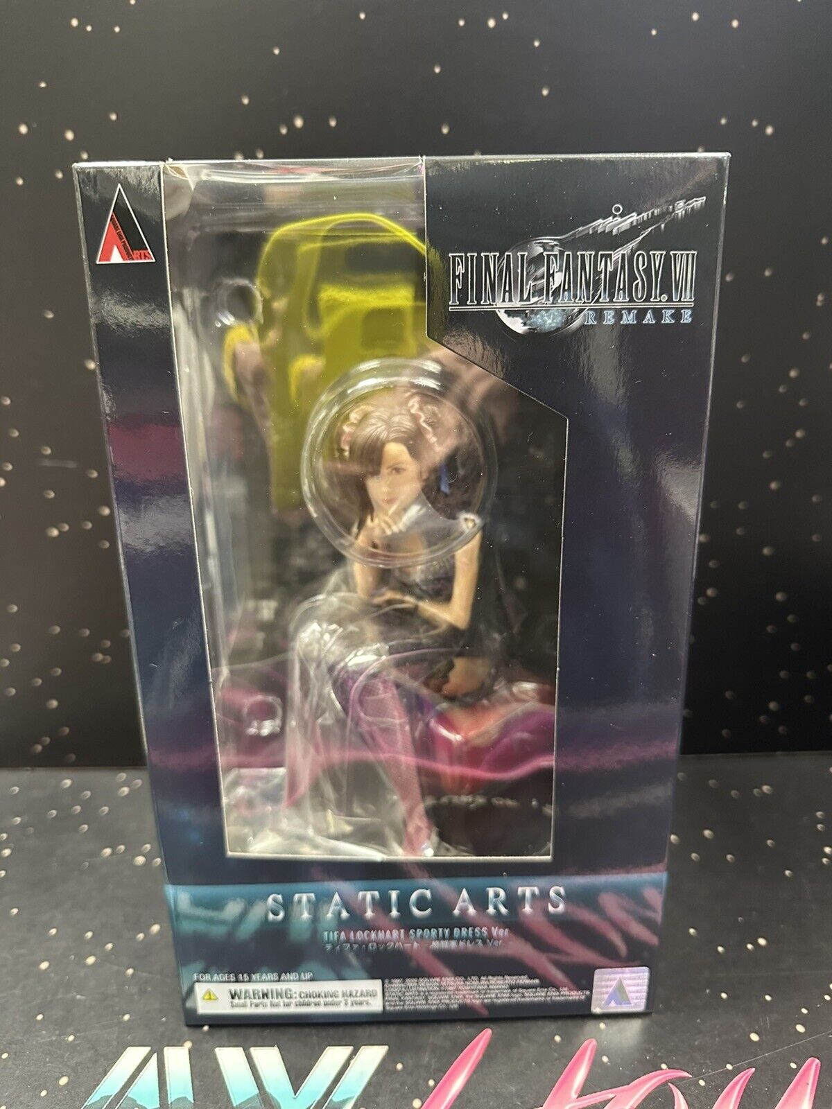 TIFA LOCKHART STATIC ARTS FINAL FANTASY 7 VII REMAKE SPORTY DRESS ACTION FIGURE