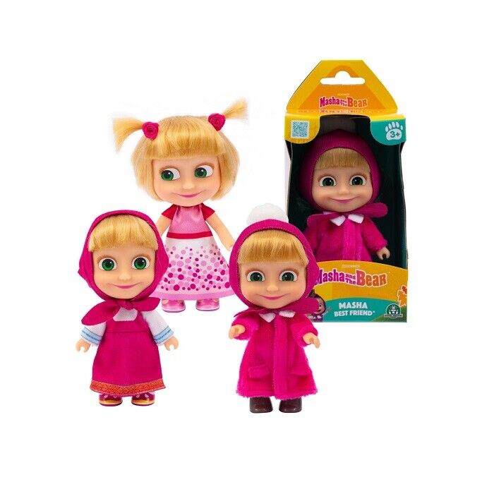 Giochi Preziosi Masha e Orso Bambola 12 cm Assortita da Collezione